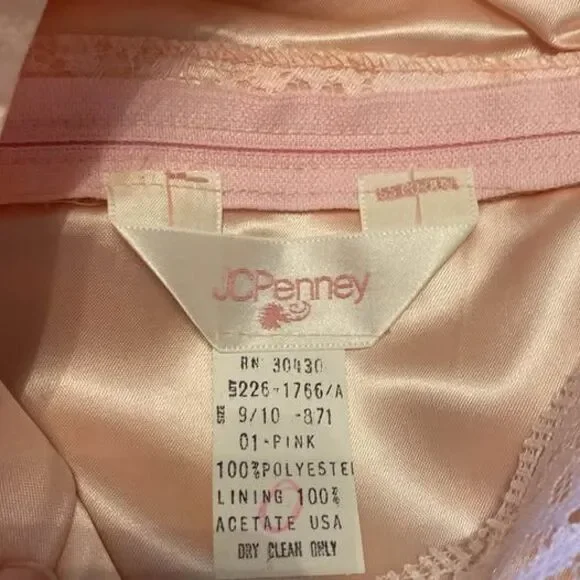 JCPenney Pink Formal Dress Size 9/10 - Picture 4 of 7